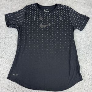 Oregon Track Town Black Dri fit Shirt‎ Women's Size Large Reflective